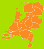 De mini kaart van Nederland